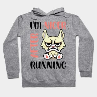 I'm Nicer After Running Hoodie